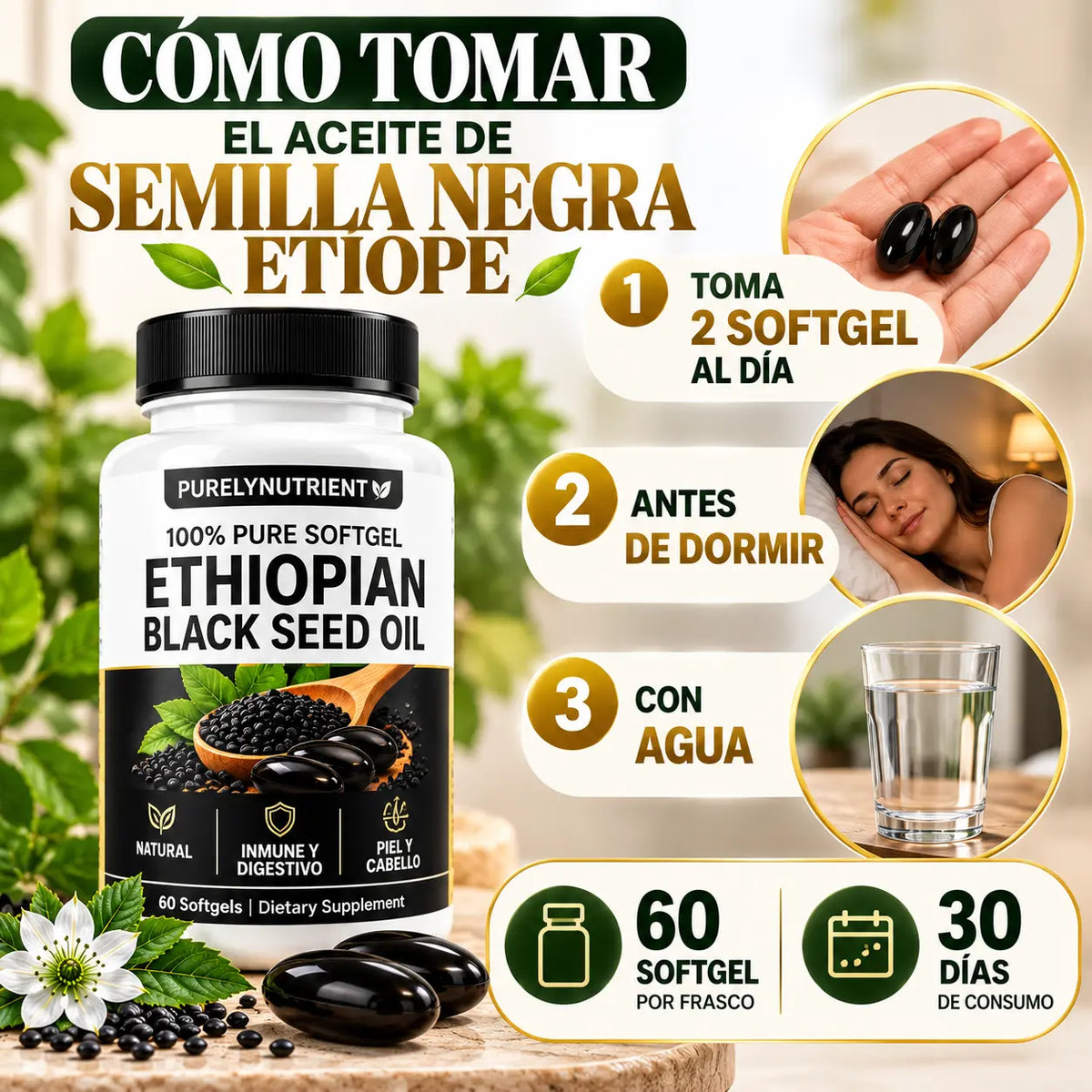 Aceite de semilla negra