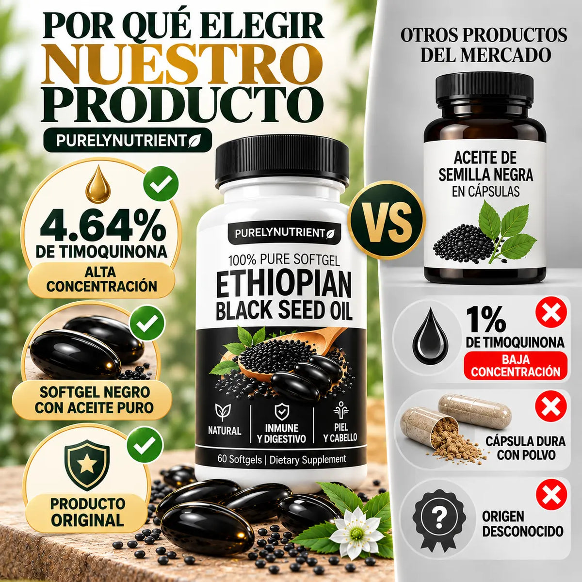 Aceite de semilla negra